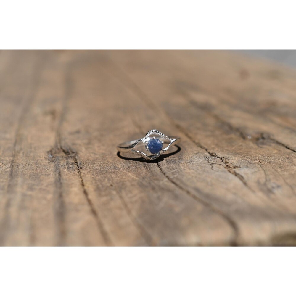Burmese sapphire ring, alternative diamond size 8 avello anniversary